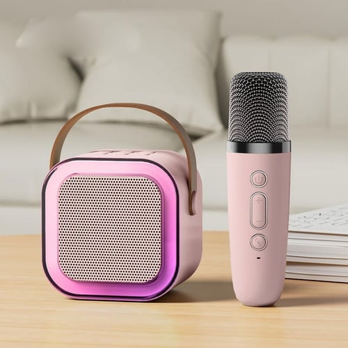 🌸🔥🔥Mini Karaoke Machine with Wireless Microphones🎵