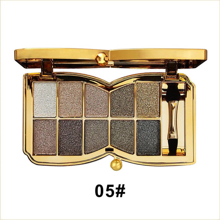 🔥10 Colors Glitter Eyeshadow Palette