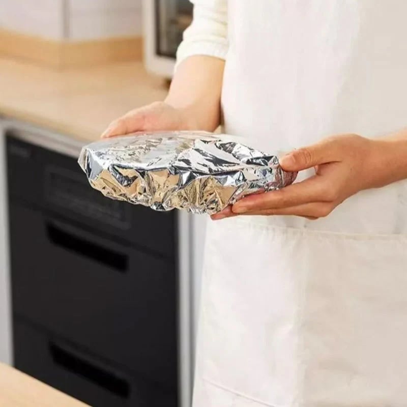 🏠Reusable Aluminum Foil Food Covers
