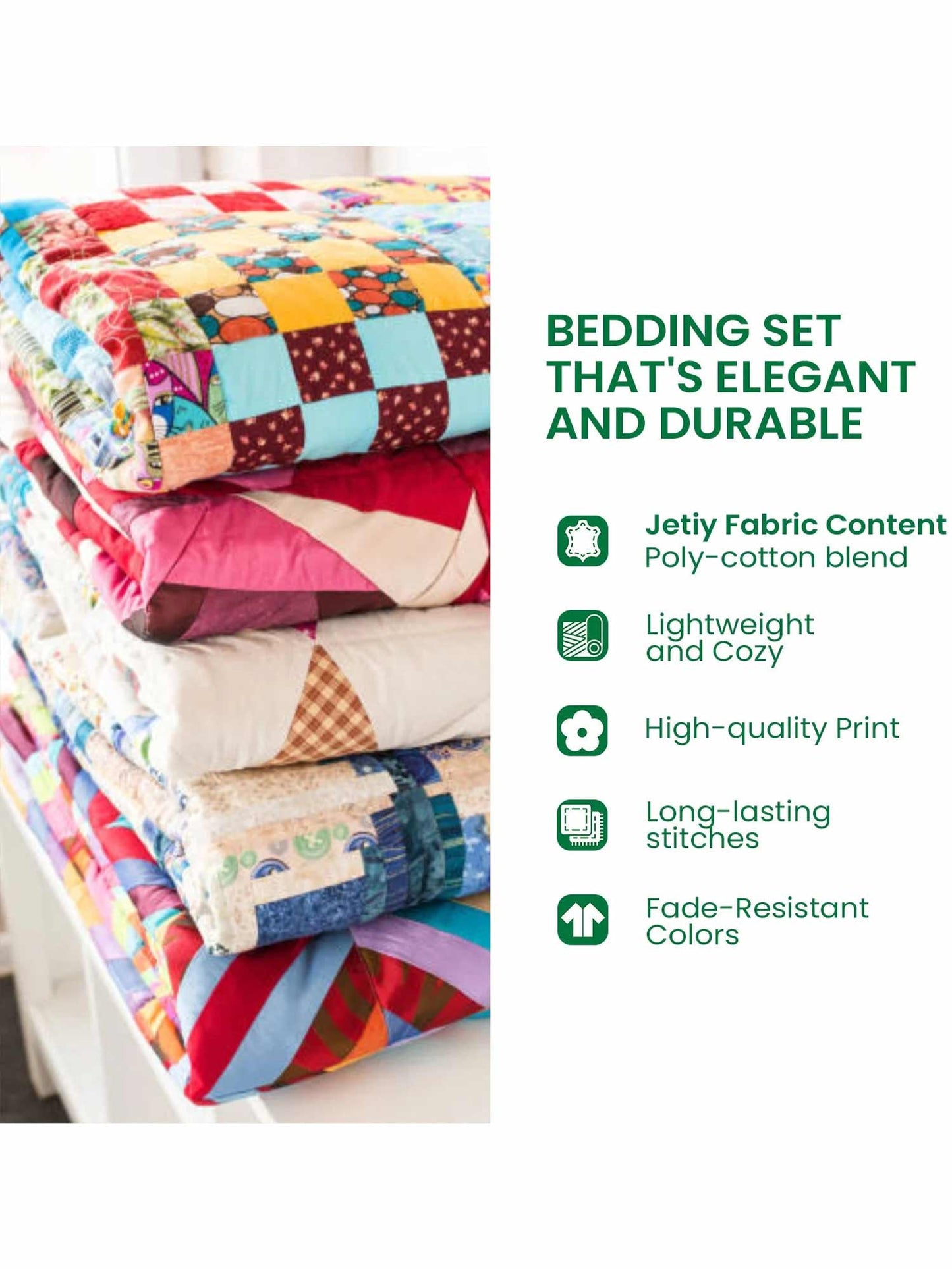 Vintage Van Escape 3-Piece Quilted Bedding Set