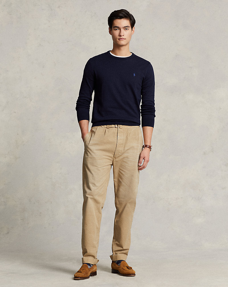 Slim Fit Cotton Sweater Hunter Navy