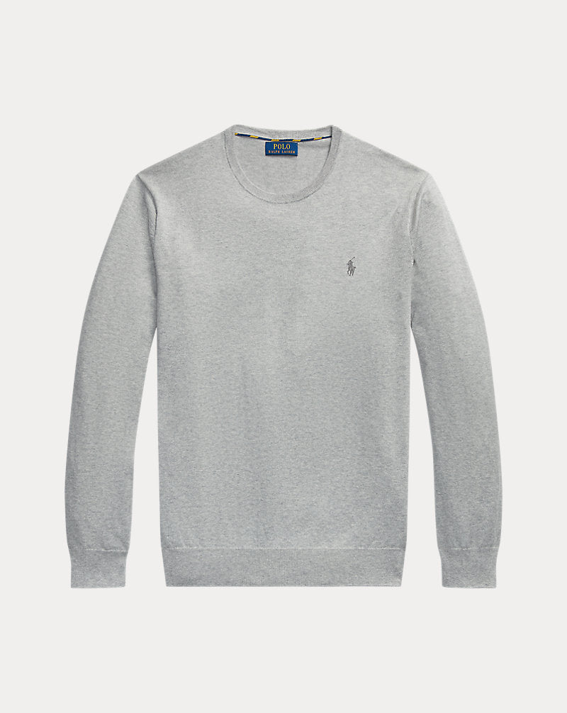 Slim Fit Cotton Sweater Andover Heather