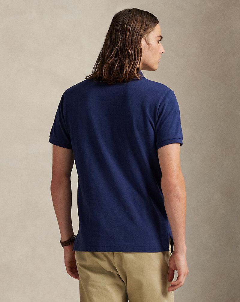 The Iconic Mesh Polo Shirt Navy/Red