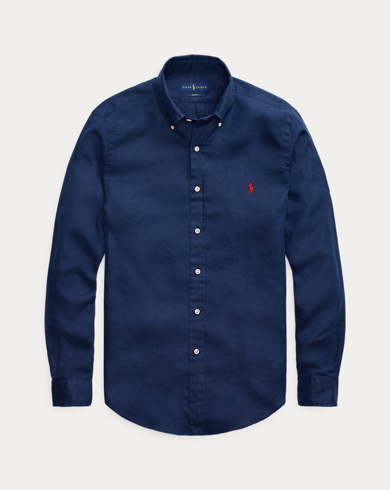Lightweight Linen Shirt Newport Navy