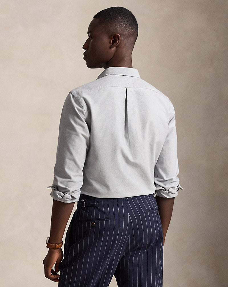 Slim Fit Oxford Shirt Slate