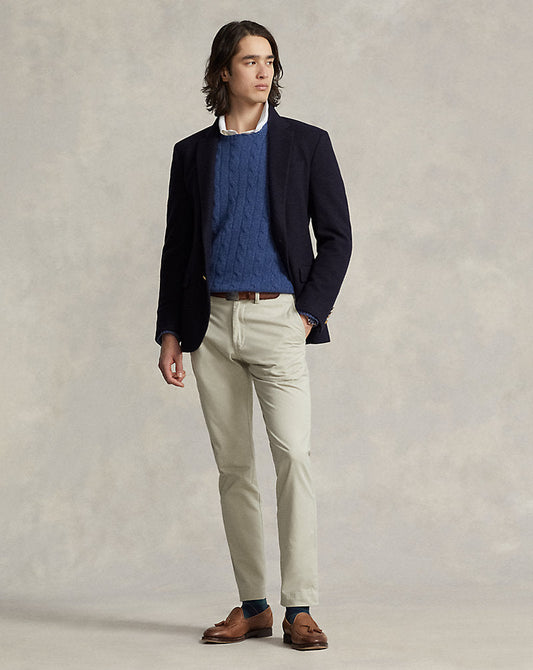 Stretch Slim-Fit Twill Trouser Classic Stone