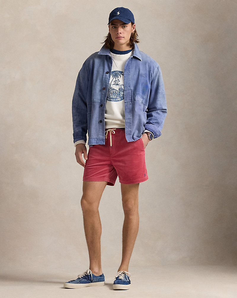 15.2 cm Polo Prepster Corduroy Short Adirondack Berry