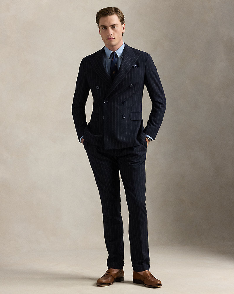 Custom Fit Stretch Oxford Shirt Blue
