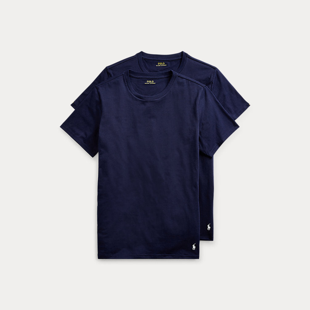 Classic Crewneck Undershirt 2-Pack 2Pk Navy