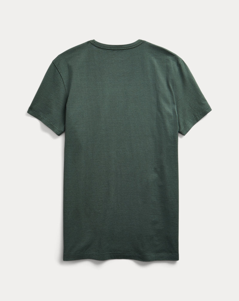 Garment-Dyed Pocket T-Shirt Green