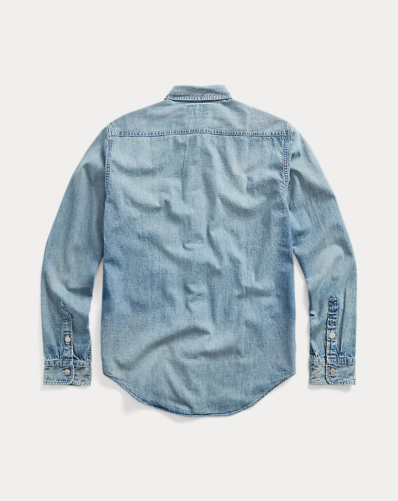 Indigo Denim Workshirt Clearfield Wash