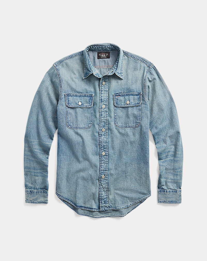 Indigo Denim Workshirt Clearfield Wash