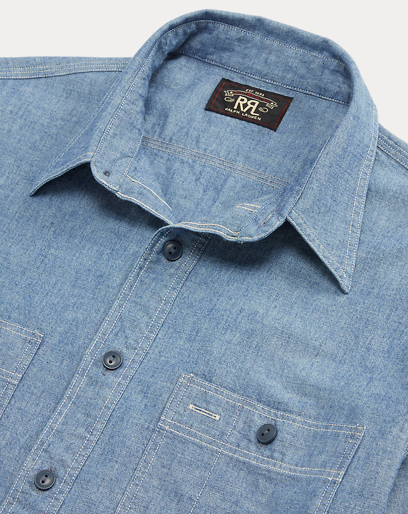 Indigo Chambray Workshirt Indigo