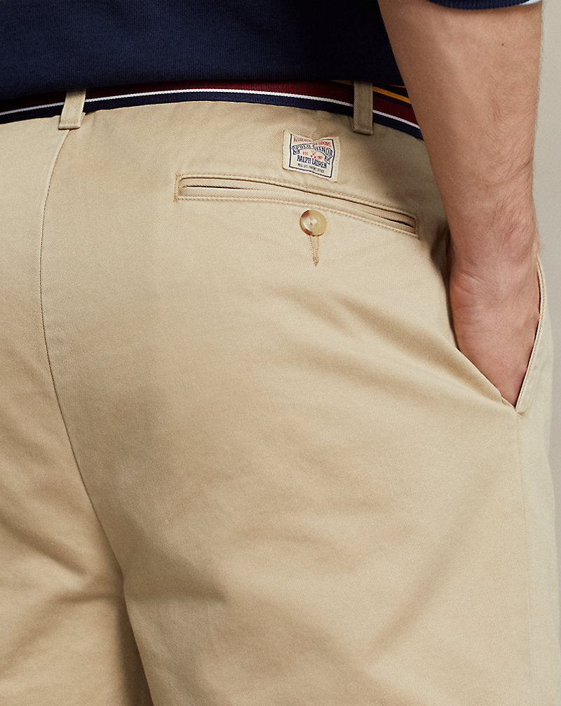 12.5 cm Cormac Relaxed Fit Pleated Short Khaki