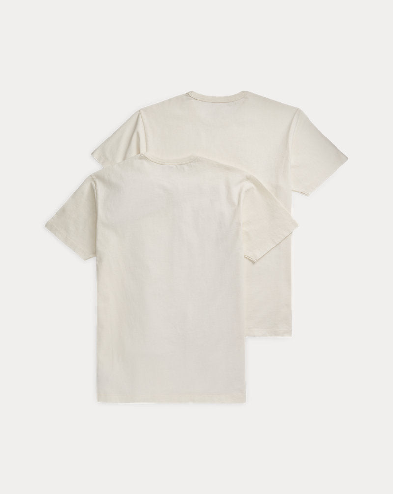 Garment-Dyed Pocket T-Shirt Two-Pack Warm White