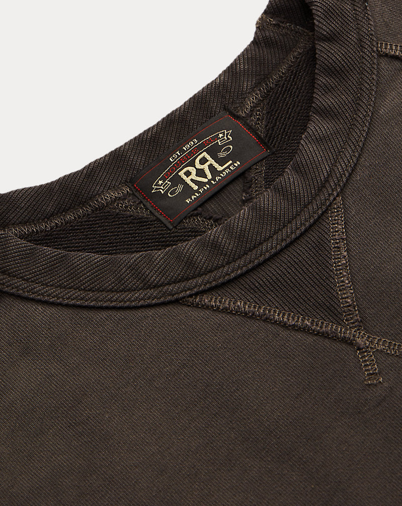 French Terry Sweatshirt Black Indigo