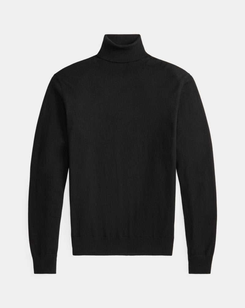 Cashmere Roll Neck Jumper Classic Black