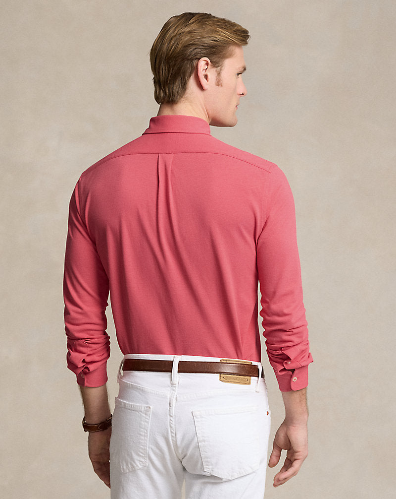 Featherweight Mesh Shirt Pale Red