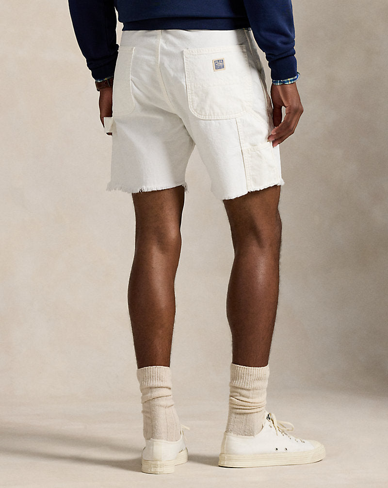 16.5 cm Dungaree Fit Twill Short Deckwash White