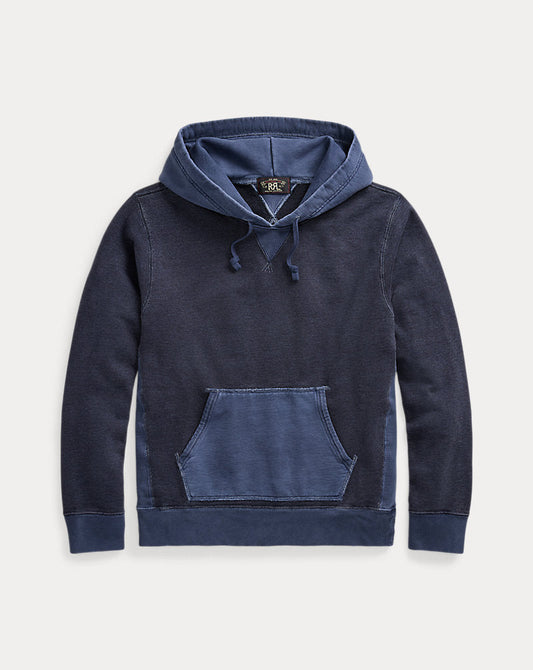 French Terry Hoodie Navy Multi