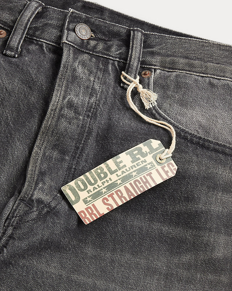Straight Fit Jean Dusty Black Wash