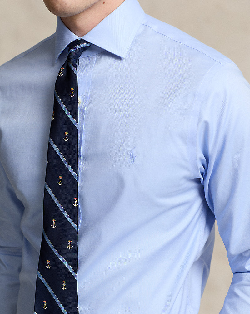 Regent Slim Fit Textured Shirt 3183c Blue/White