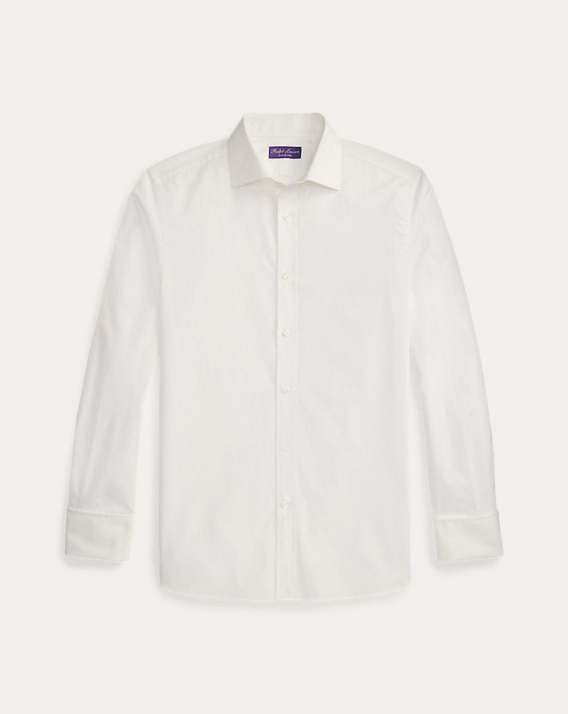 Poplin French Cuff Shirt White