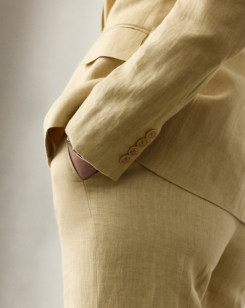 Parker Linen Jacket Light Sand