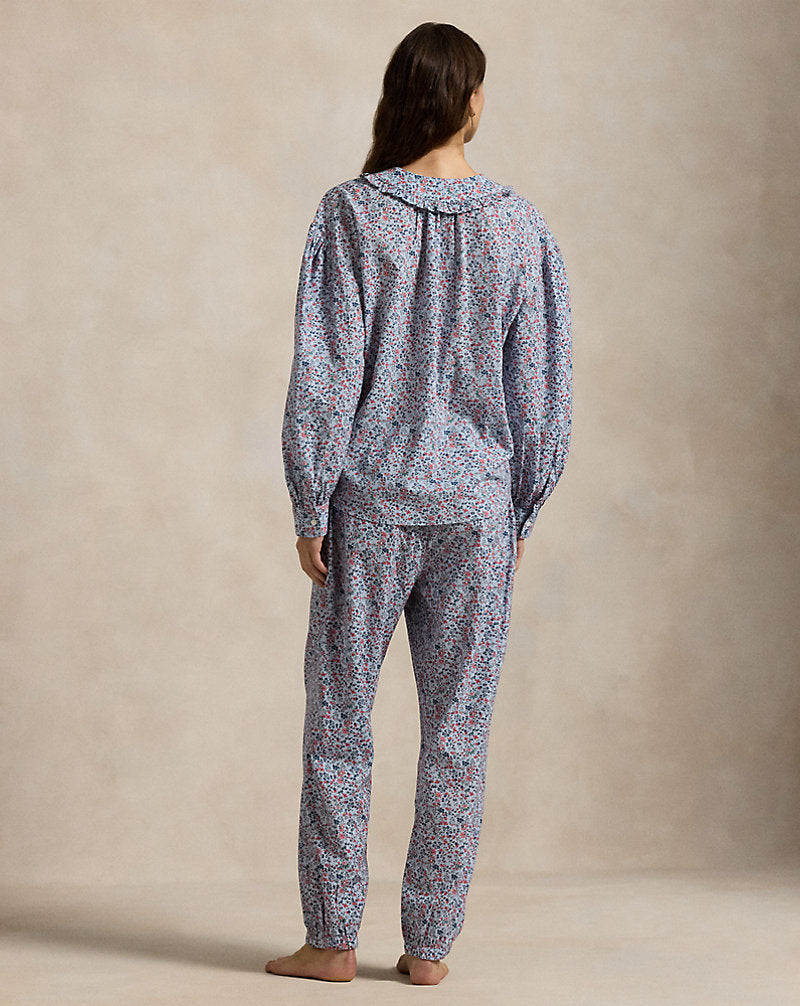Floral Cotton Long-Sleeve Pyjama Set Petite Floral
