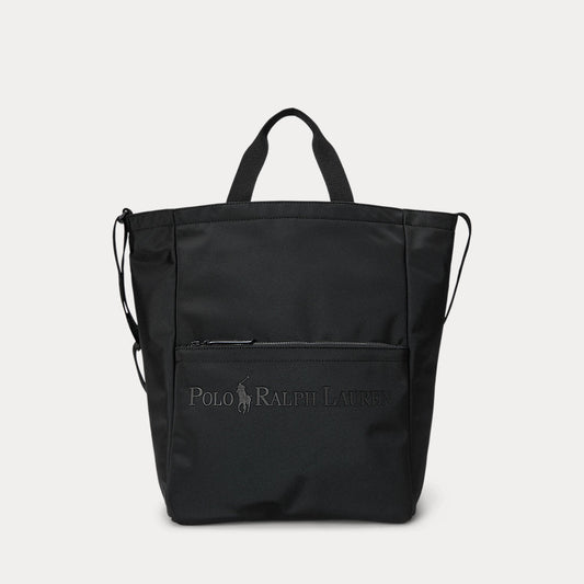 Tonal Logo Tote Black