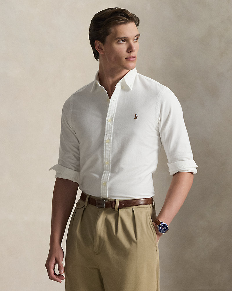 Slim Fit Oxford Shirt White