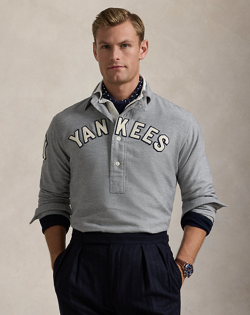 Polo  Yankees Shirt Grey Heather