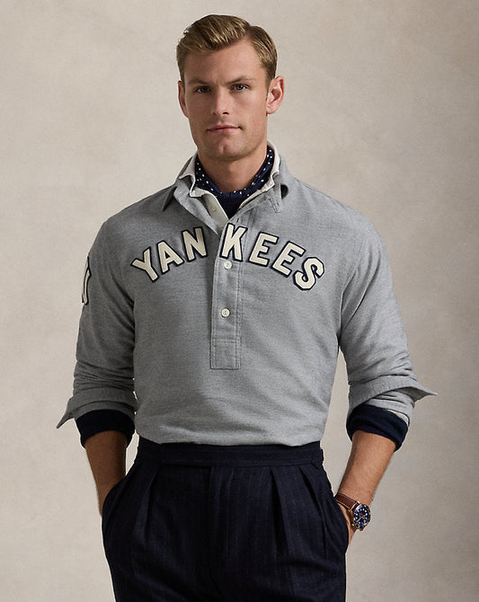 Polo  Yankees Shirt Grey Heather