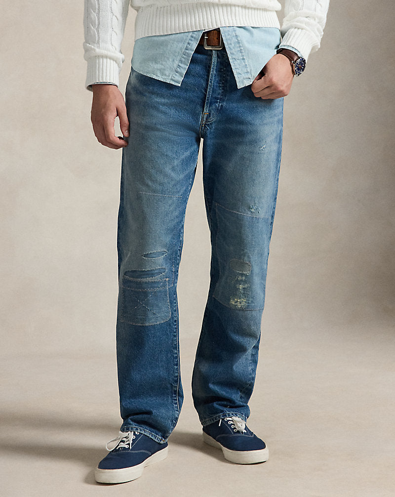 Heritage Straight Distressed Jean Isle Royale