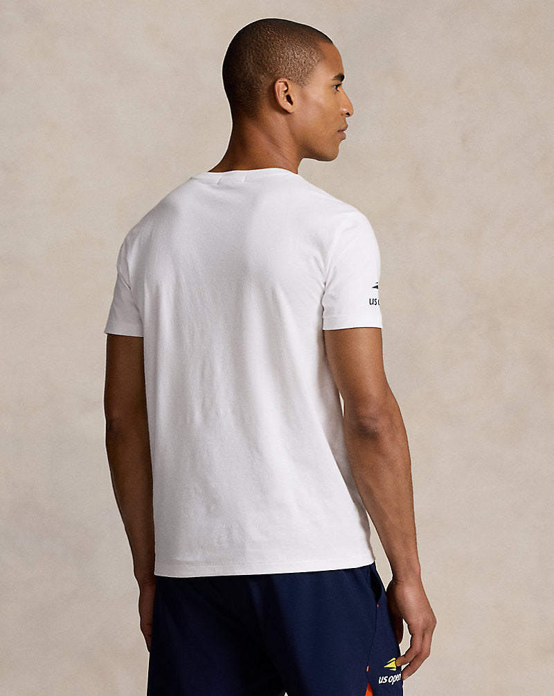 US Open Jersey Graphic T-Shirt White