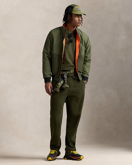 Fleece Hiking-Inspired Trouser Company Olive
