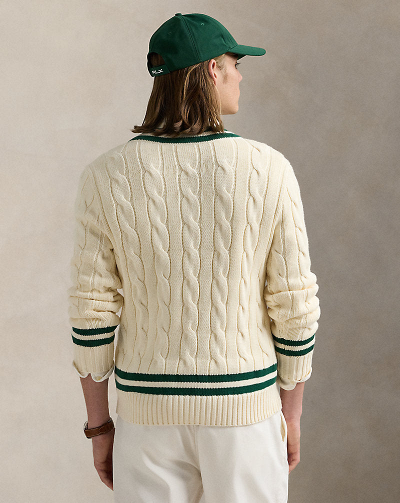 The Iconic Cricket Jumper Cricket Cream/New Forest