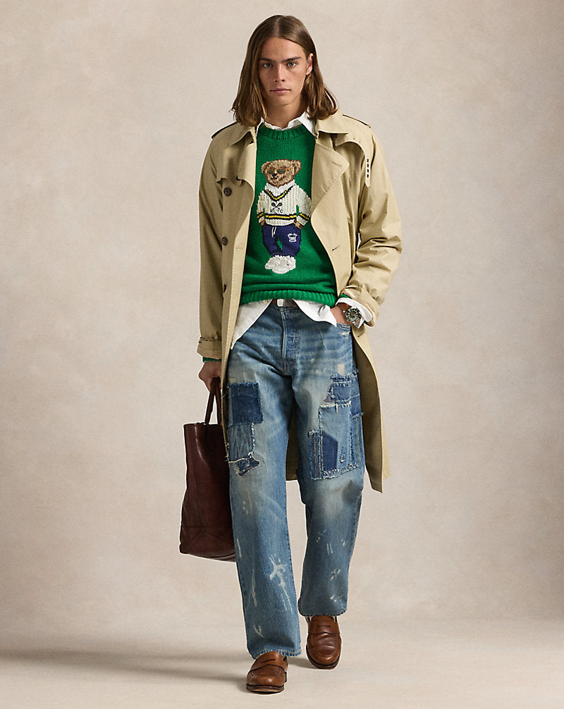 Polo Bear Jumper Primary Green