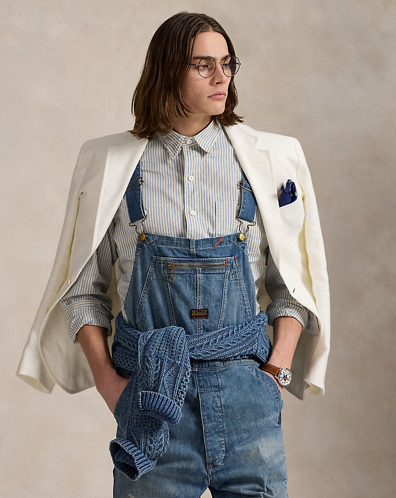 Distressed Denim Overall Eastville