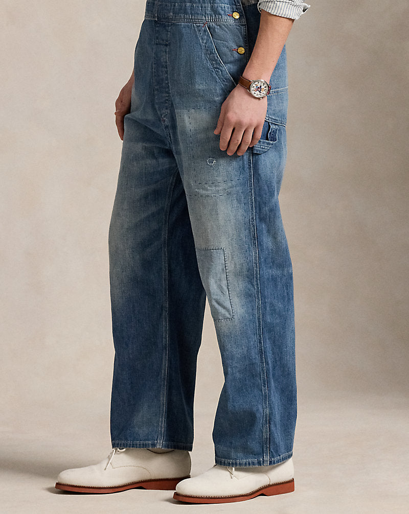 Distressed Denim Overall Eastville
