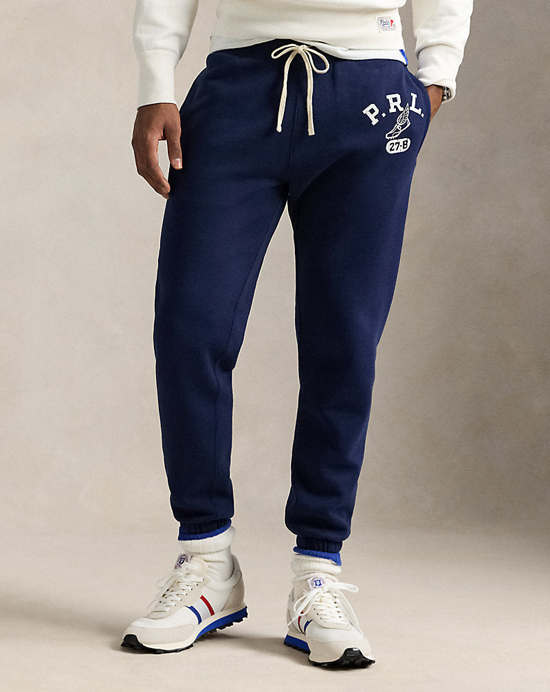 Logo Fleece Tracksuit Bottom Cruise Navy