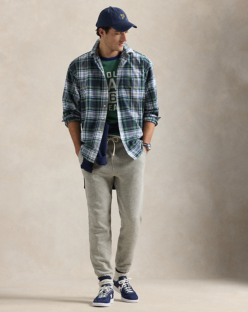 The Plaid Big Shirt White/Green Multi