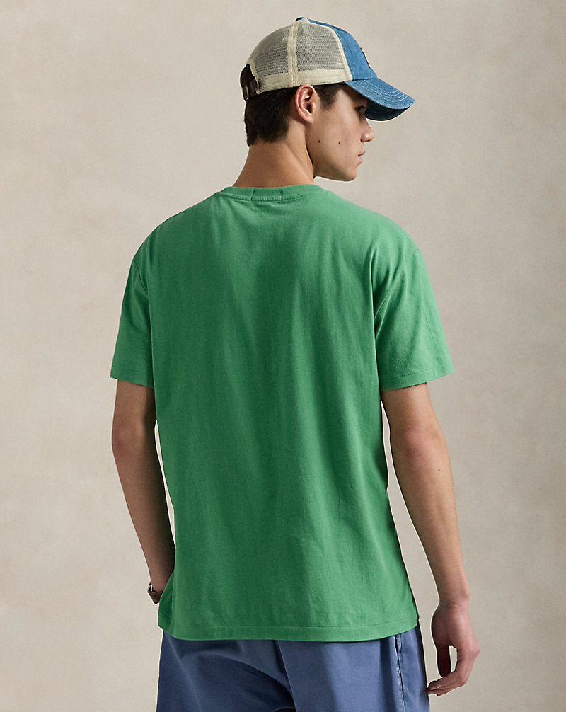 Custom Slim Fit Polo Bear Jersey T-Shirt Raft Green Beach Shp