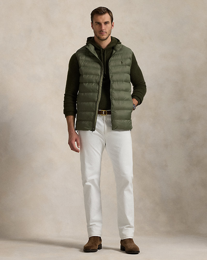 The Colden Packable Gilet Cruise Olive