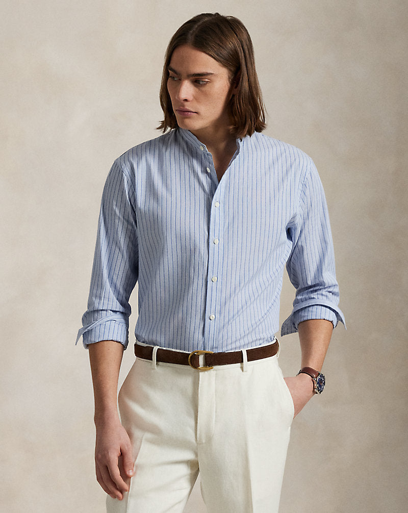 Classic Fit Striped Shirt Blue White Multi