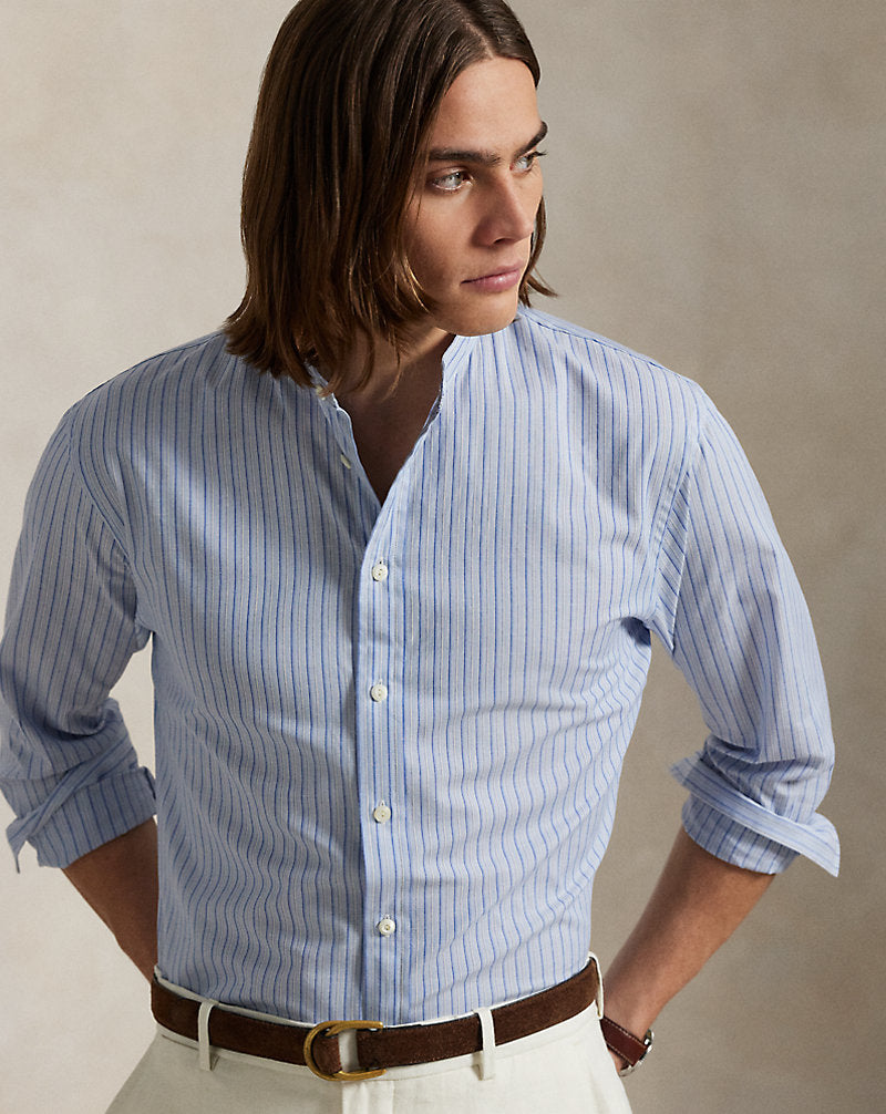 Classic Fit Striped Shirt Blue White Multi