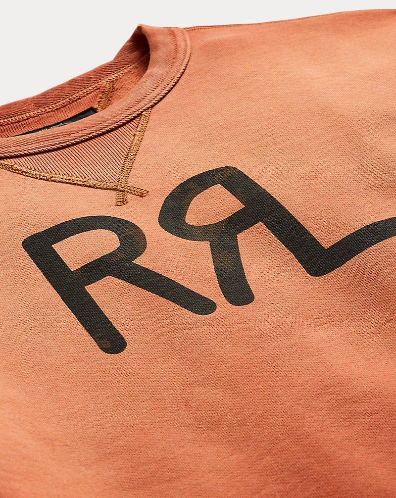 Ranch Logo Sweatshirt Vintage Orange