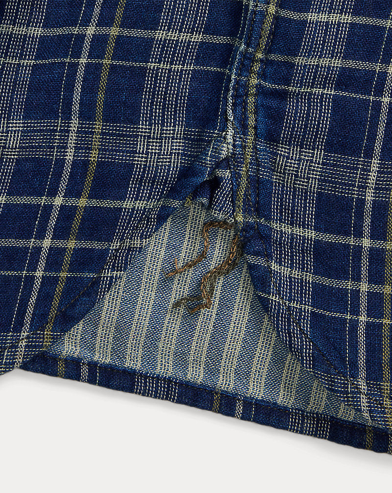 Indigo Plaid Double-Faced Workshirt Indigo Plaid/Strip