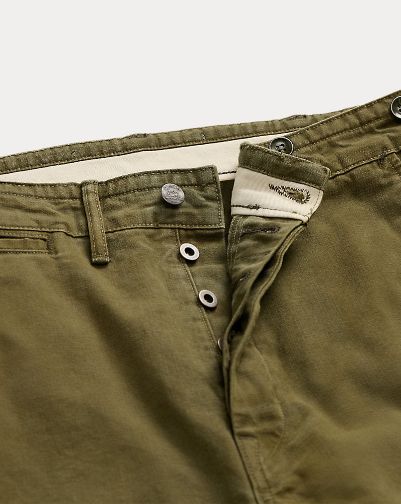 Engineer Fit Canvas Trouser Olive
