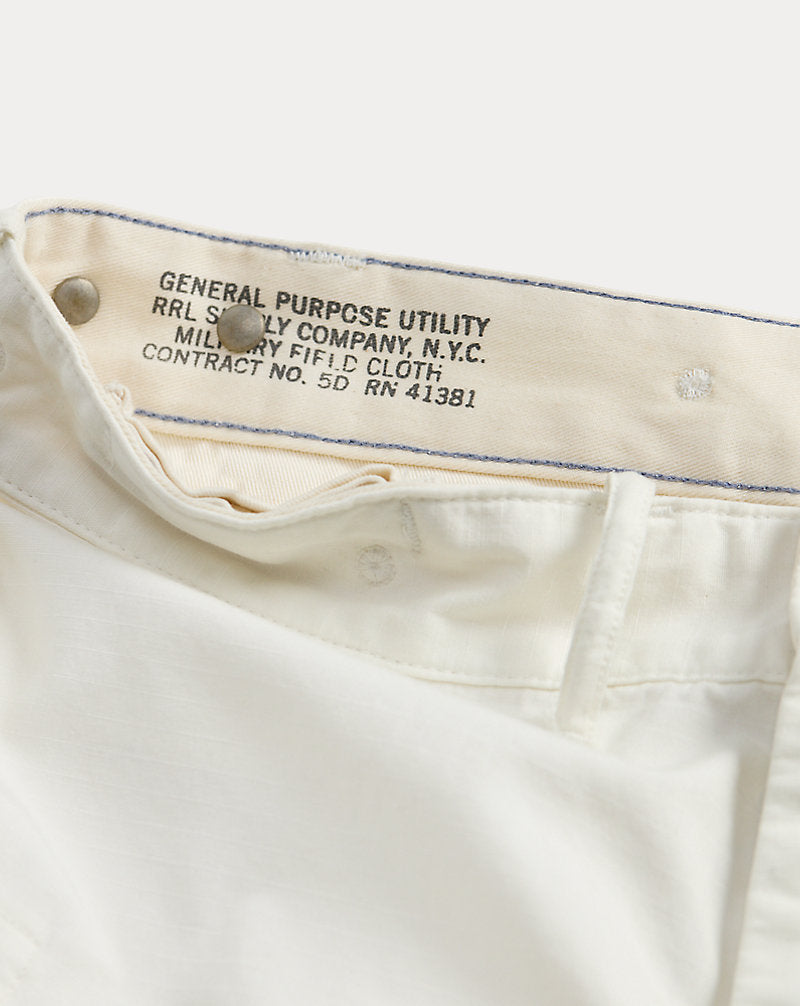Regiment Ripstop Cargo Short White